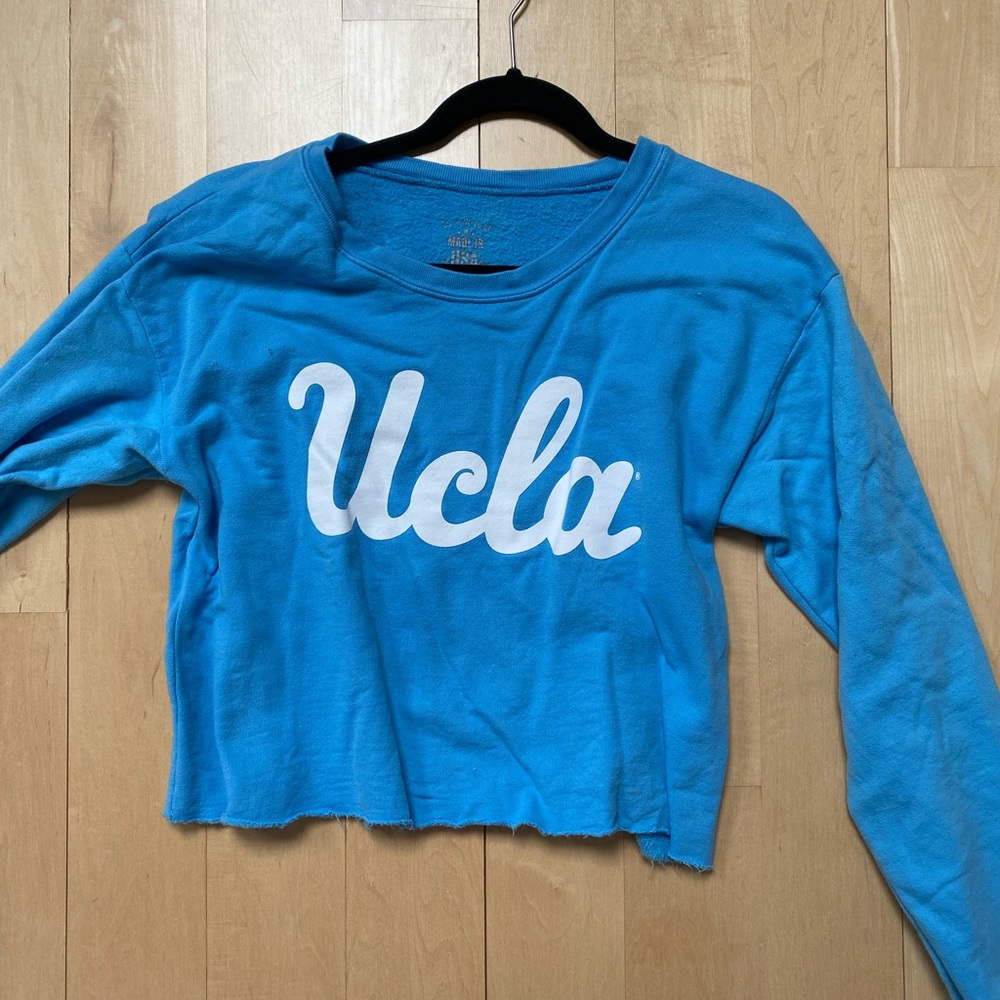 UCLA cropped crewneck